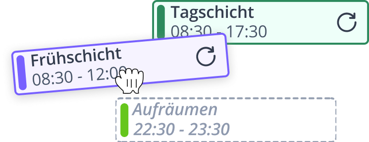 6 stunden schichtmodell