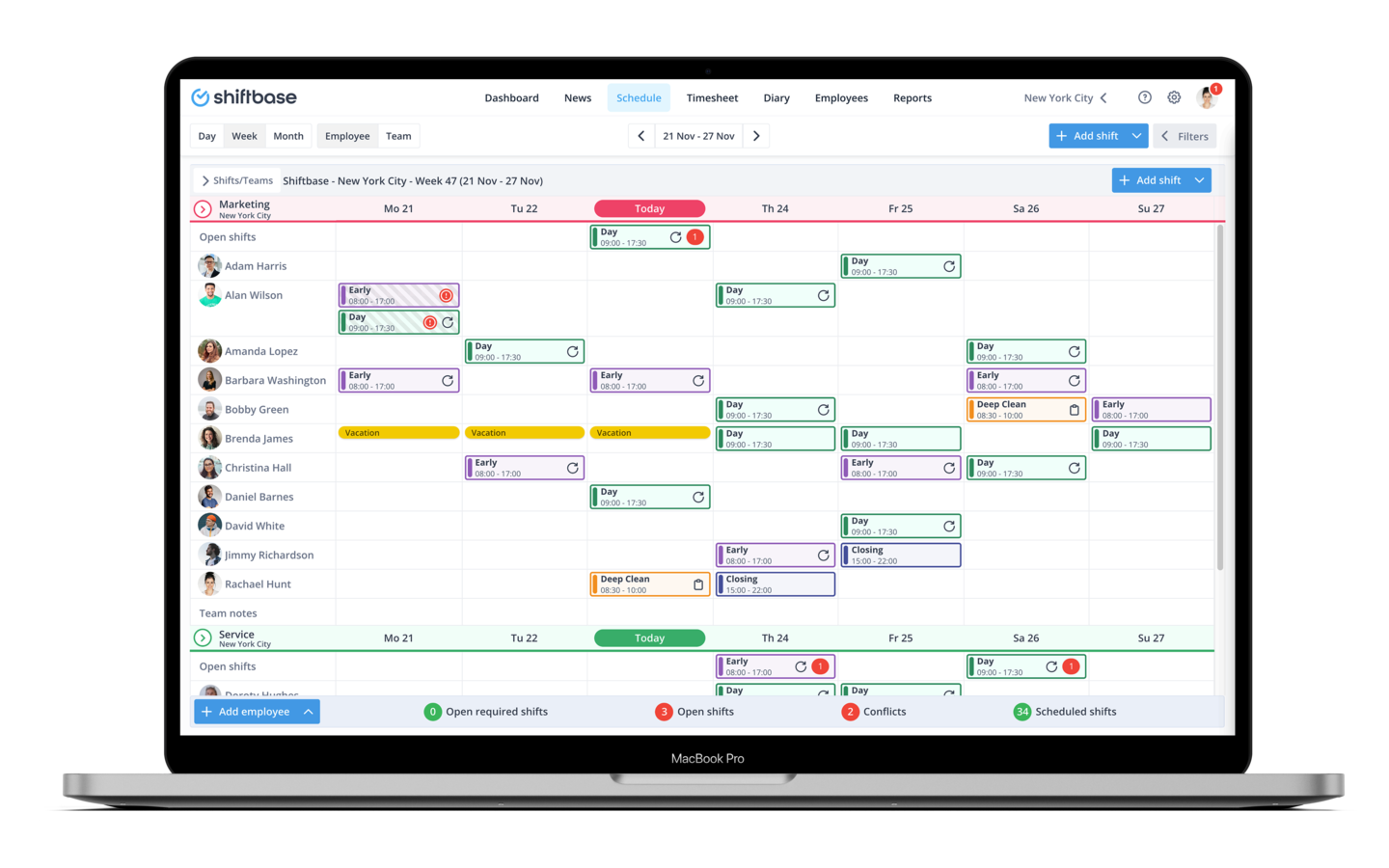 Shiftbase - Workforce management software