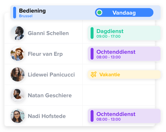 schedule-be