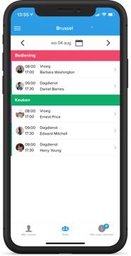 Weekrooster app